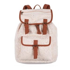 dELiA*s White Lace Backpack